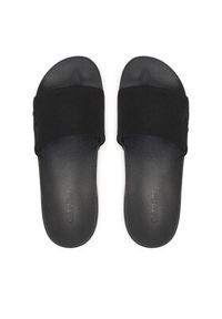 Calvin Klein Klapki Ess Slide Hf Side Logo Cv HM0HM02227 Czarny. Kolor: czarny. Materiał: materiał #3