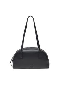 Calvin Klein Torebka Ck Glide Elongated Shoulder Bag K60K612819 Czarny. Kolor: czarny. Materiał: skórzane