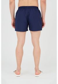 Emporio Armani - EMPORIO ARMANI Męskie spodenki kąpielowe granatowe, Rozmiar 52. Kolor: niebieski. Materiał: poliester #2