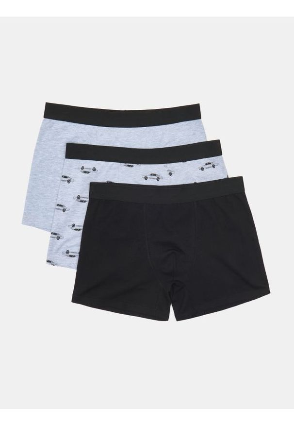 Sinsay - Bawełniane bokserki classic 3pack - wielobarwny. Materiał: bawełna