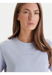 Calvin Klein T-Shirt LV044C905G Fioletowy Regular Fit. Kolor: fioletowy. Materiał: bawełna #4