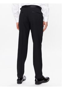 BOSS - Boss Spodnie garniturowe H-Genius 50485347 Czarny Regular Fit. Kolor: czarny. Materiał: wełna