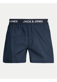 Jack & Jones - Jack&Jones Komplet 3 par bokserek Jackson 12263654 Granatowy. Kolor: niebieski. Materiał: bawełna #5