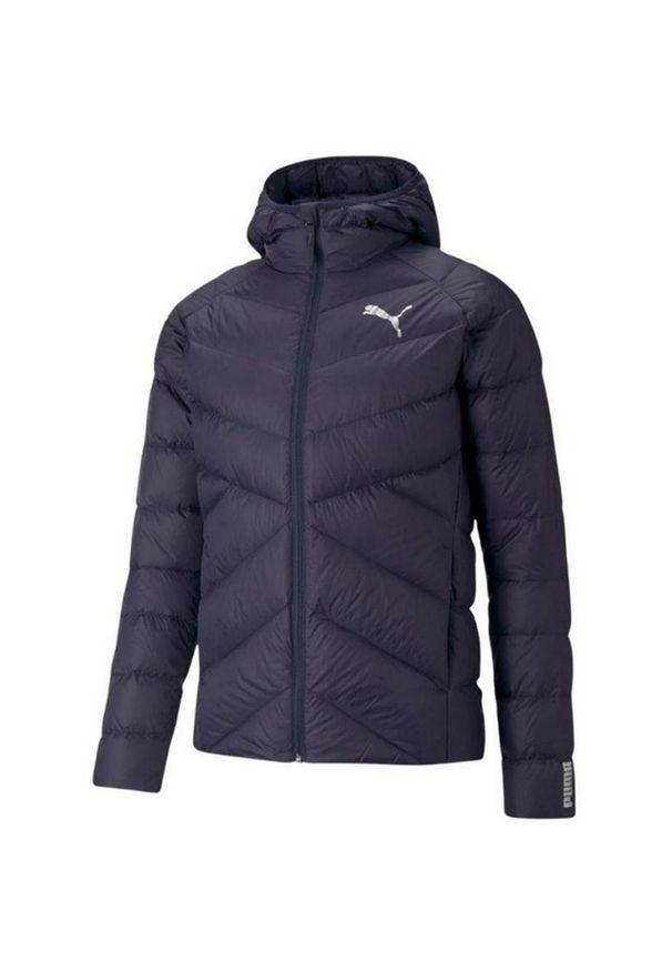 Puma - Męska Kurtka Puchowa PackLITE. Kolor: niebieski. Materiał: puch. Sport: turystyka piesza