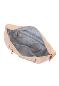 Wittchen - Damska torebka nerka z nylonu. Kolor: beżowy. Materiał: nylon #3