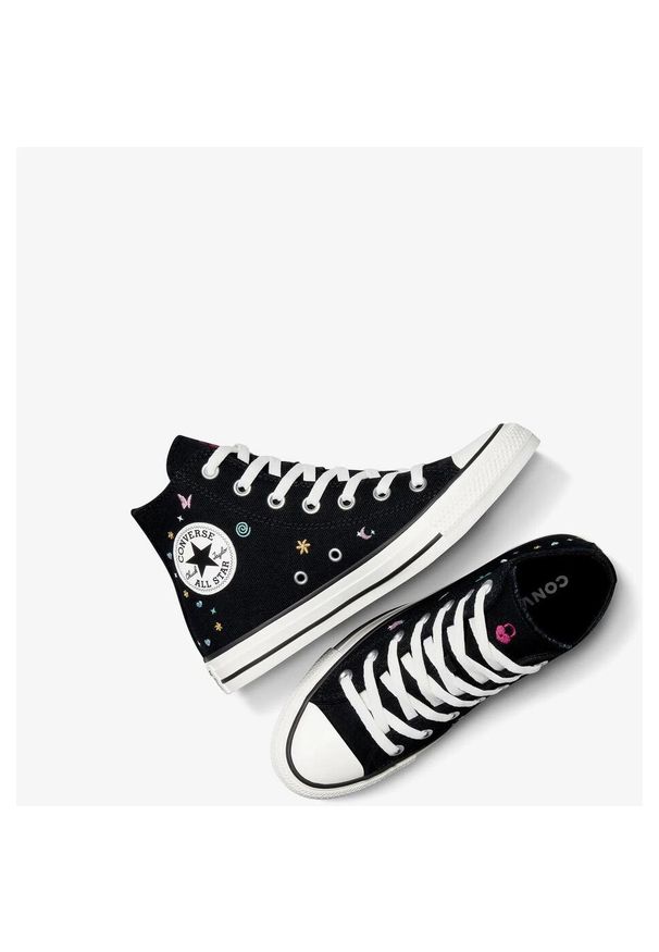 Adidasy Converse Chuck Taylor All Star, Dla obu płci. Kolor: czarny. Materiał: materiał. Model: Converse All Star. Sport: fitness