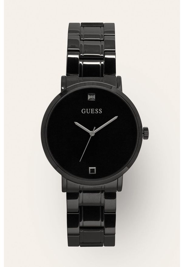 Guess - Zegarek W1315G3. Kolor: czarny. Materiał: materiał