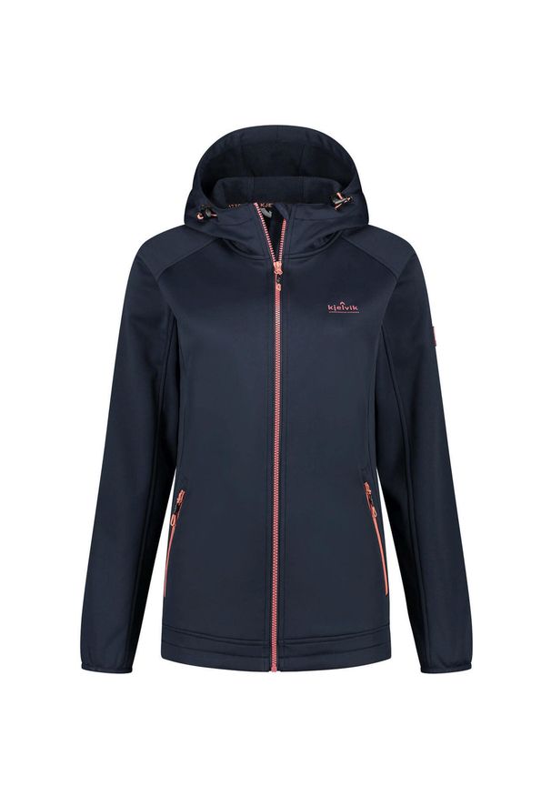 Jack Wolfskin - Kurtka Softshell Kjelvik Kelly dla Kobiet - Wiatroszczelna i Ciepła. Kolor: niebieski. Materiał: softshell. Sport: turystyka piesza
