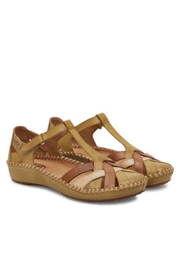 Pikolinos Sandały 655-0732C5 Zielony. Kolor: zielony. Materiał: skóra