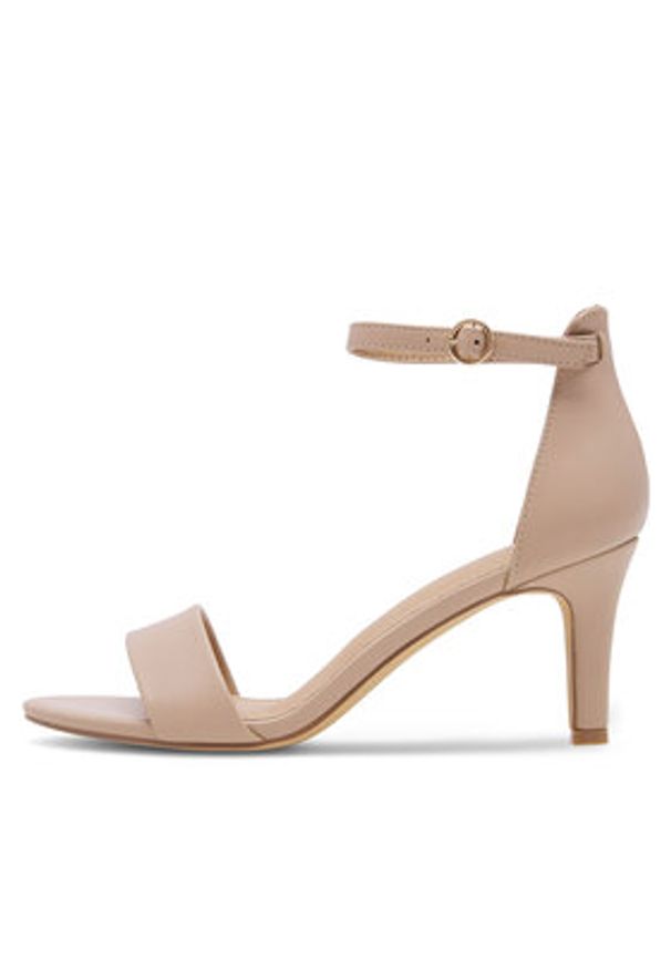 Jenny Fairy Sandały LORI WSS20869-01 Beżowy. Kolor: beżowy. Materiał: skóra