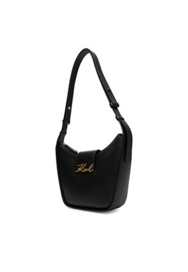 Karl Lagerfeld - KARL LAGERFELD Torebka A3W30046 Czarny. Kolor: czarny. Materiał: skórzane