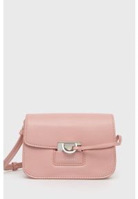 Trussardi Jeans - Trussardi Torebka kolor różowy. Kolor: różowy. Rodzaj torebki: na ramię #1