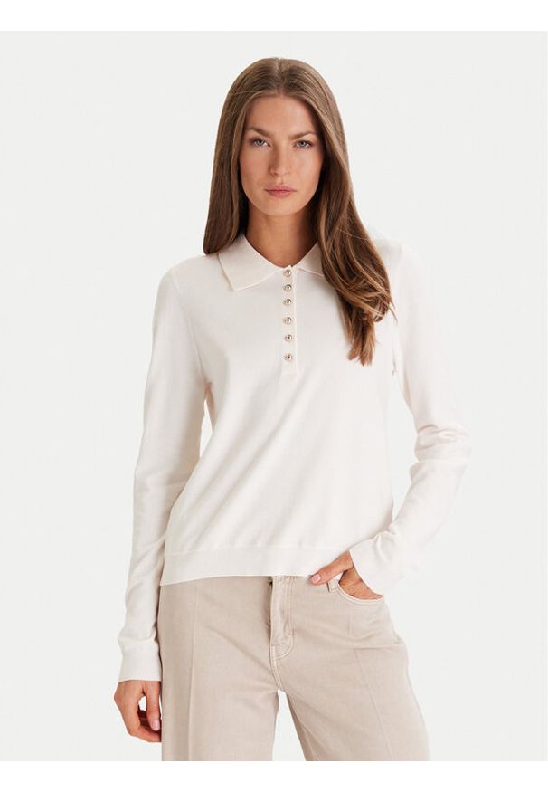 Morgan Sweter 252-MPOLI Écru Regular Fit. Materiał: syntetyk