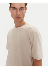 Champion T-Shirt 220425 Écru Regular Fit. Materiał: bawełna #5