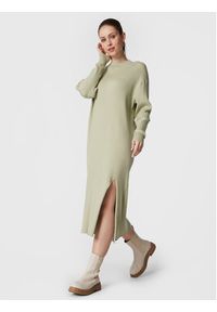 Edited Sukienka dzianinowa Resi EDT4626003 Zielony Regular Fit. Kolor: zielony. Materiał: wiskoza