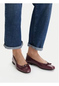 MEXX Baleriny CEO-MX/037C-RST Bordowy. Kolor: czerwony. Materiał: skóra #2