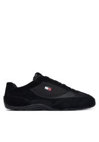 Tommy Jeans Sneakersy EM0EM01718 Czarny. Kolor: czarny. Materiał: zamsz, skóra #1