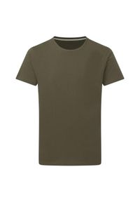 SG - Męska Koszulka Z Doskonałym Nadrukiem. Kolor: zielony. Wzór: nadruk. Sport: turystyka piesza #1