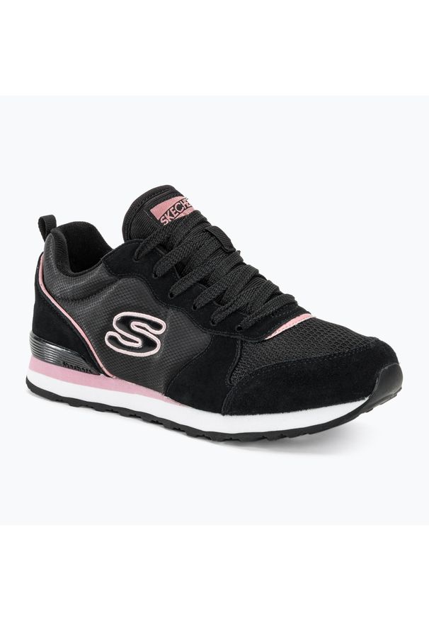 skechers - Buty na co dzień damskie SKECHERS OG 85 STEP N FLY skóra. Okazja: na co dzień. Kolor: czarny. Materiał: skóra. Model: Skechers Sport. Sport: turystyka piesza