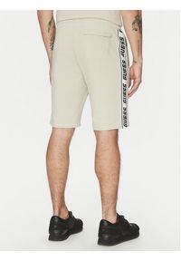 Guess Szorty sportowe Z2YD02 K6ZS1 Écru Regular Fit. Materiał: bawełna. Styl: sportowy