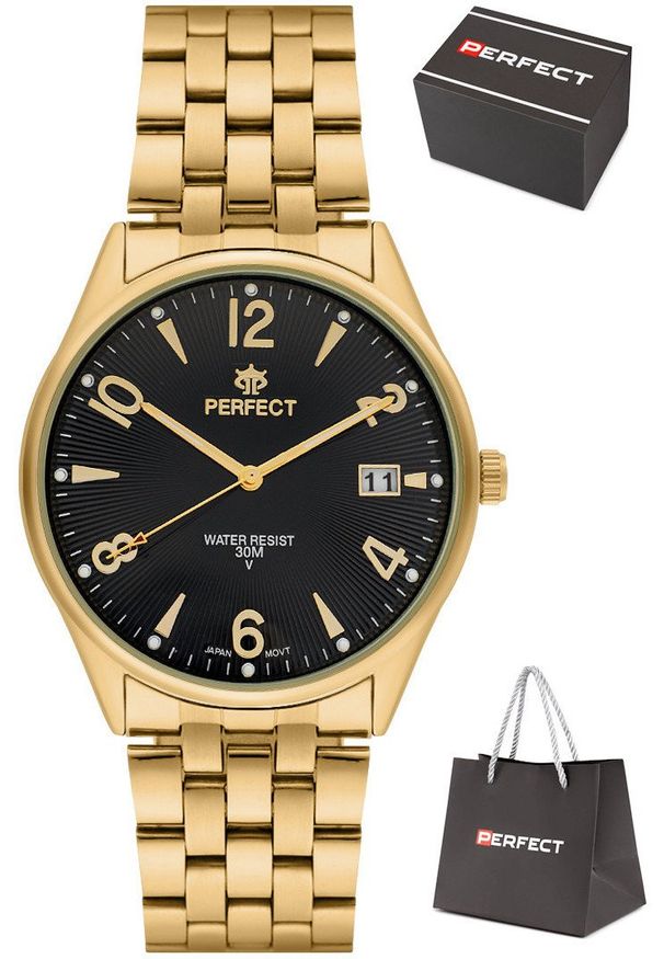 Zegarek Perfect M141T-05 męski klasyczny czytelny 42 mm .. Styl: klasyczny