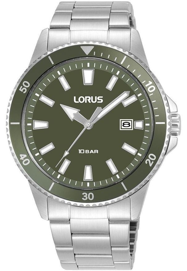 Zegarek Lorus Zegarek męski Lorus RH903SX9 srebrny. Kolor: srebrny