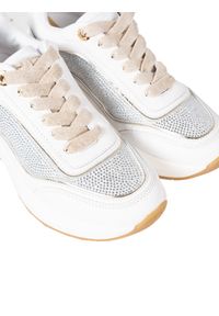 Liu Jo - Liu-Jo Sneakersy "Lily 15" | BA3077 PX073 | Kobieta | Biały. Kolor: biały. Materiał: tkanina, skóra. Wzór: aplikacja #4