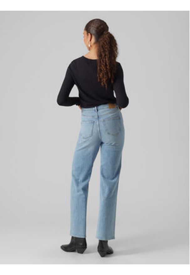 Vero Moda Sweter 10291147 Czarny Regular Fit. Kolor: czarny. Materiał: wiskoza, syntetyk