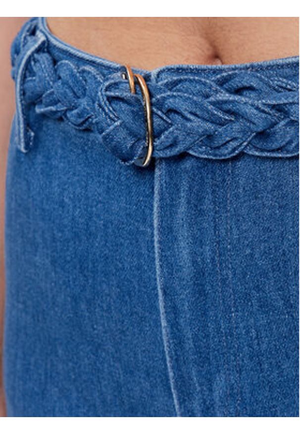 TOMMY HILFIGER - Tommy Hilfiger Jeansy WW0WW38134 Niebieski Wide Leg. Kolor: niebieski