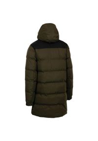 TRESPASS - Męska Kurtka Ocieplana Clipster. Kolor: zielony. Materiał: puch. Sport: turystyka piesza