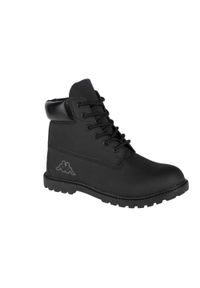 Buty zimowe męskie, Kappa Dolomo Mid. Okazja: na co dzień. Zapięcie: sznurówki. Kolor: czarny. Szerokość cholewki: normalna. Wysokość cholewki: za kostkę. Materiał: materiał, skóra, syntetyk. Sezon: zima. Styl: casual. Sport: turystyka piesza #1