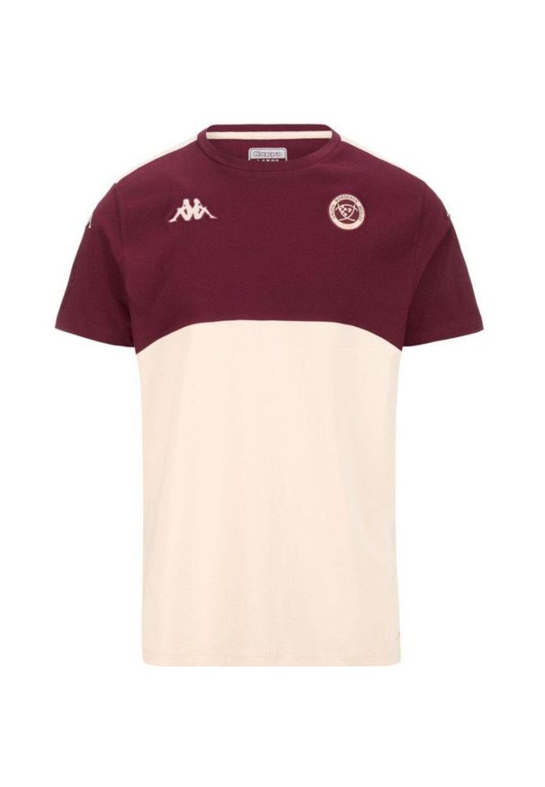 Kappa - Koszulka Union Bordeaux-Bègles Ayba 8 2024/25. Kolor: czerwony, wielokolorowy, różowy, brązowy