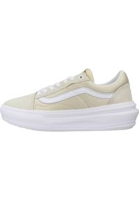 Tenisówki Vans Model Old Skool Overt Cc Kolor Beżowy. Kolor: beżowy. Materiał: tkanina, skóra. Model: Vans Old Skool. Sport: skateboard