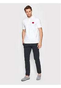 Hugo Chinosy David222D 50468314 Czarny Slim Fit. Kolor: czarny. Materiał: bawełna