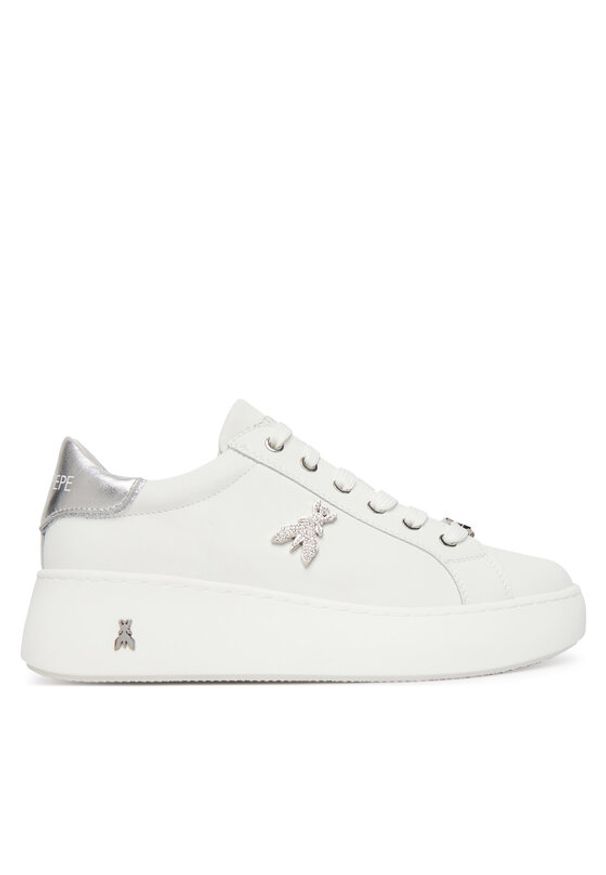 Patrizia Pepe Sneakersy PPJ350.30 Biały. Kolor: biały. Materiał: skóra