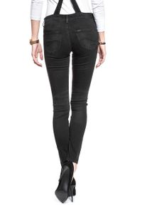 Lee - DAMSKIE OGRODNICZKI LEE SKINNY BIB CHARCOAL BLACK L39ELCLP #3