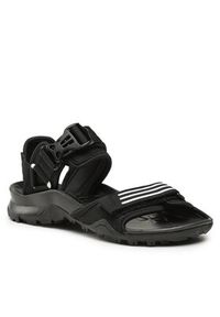 Adidas - adidas Sandały Terrex Cyprex Ultra DLX Sandals HP8651 Czarny. Kolor: czarny. Materiał: materiał #6