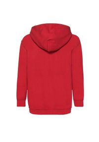 FRUIT OF THE LOOM - Bluza Z Kapturem Dla Dzieci. Typ kołnierza: kaptur. Kolor: czerwony