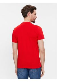 TOMMY HILFIGER - Tommy Hilfiger T-Shirt Arch Varsity MW0MW33689 Czerwony Regular Fit. Kolor: czerwony. Materiał: bawełna #5