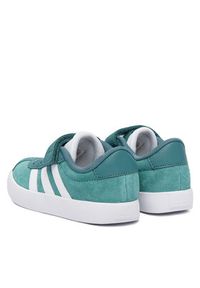 Adidas - adidas Sneakersy VL Court 3.0 Shoes JP7830 Turkusowy. Kolor: turkusowy. Materiał: zamsz, skóra #6