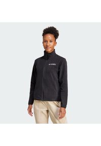 Adidas - Kurtka Multi Essentials Full-Zip Fleece. Kolor: czarny. Materiał: polar, materiał