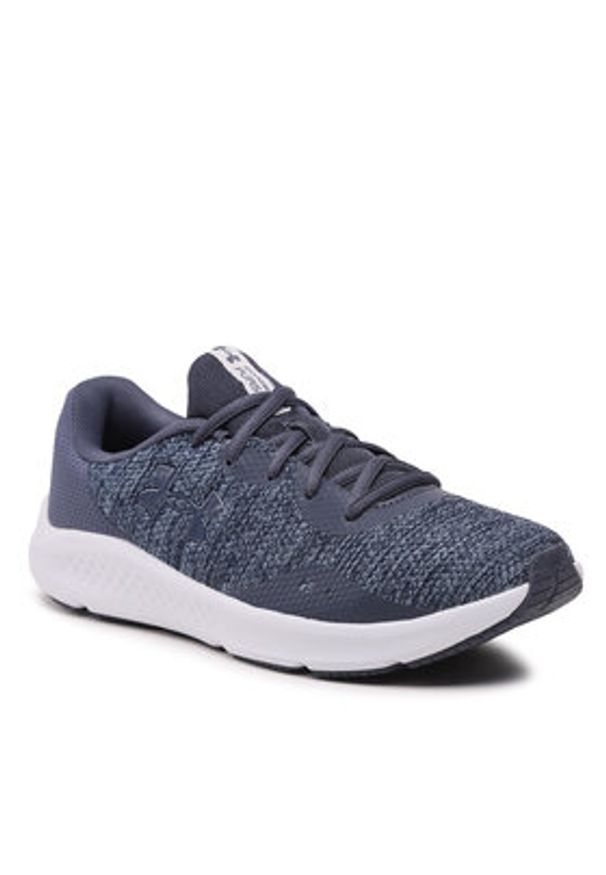 Under Armour Buty do biegania Ua W Charged Pursuit3 Twist 3026692-400 Granatowy. Kolor: niebieski. Materiał: materiał