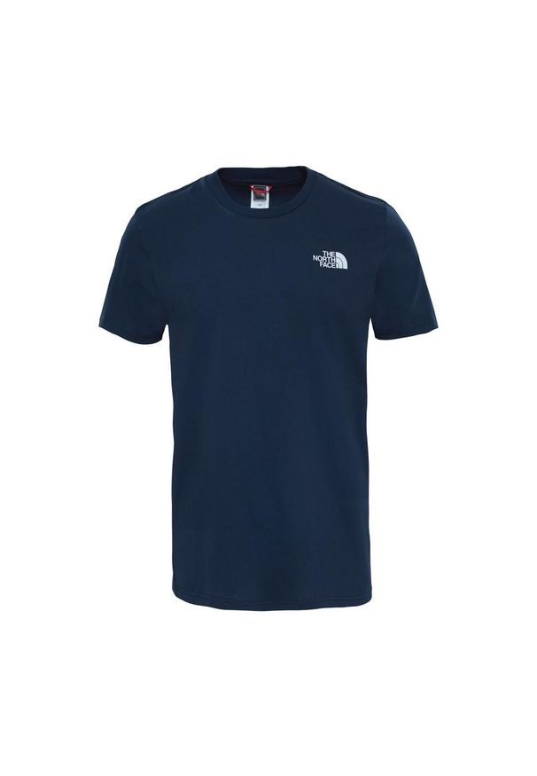 Koszulka The North Face M Simple Dome Tee męska. Kolor: niebieski. Sport: turystyka piesza