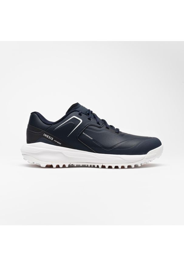 INESIS - Buty do golfa damskie Inesis MW500 wodoodporne. Kolor: niebieski, beżowy, biały, różowy, wielokolorowy. Materiał: materiał, kauczuk. Sport: golf