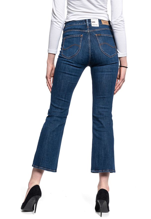 Lee - LEE KICKED FLARE DAMSKIE SPODNIE JEANSOWE L30TMOHW 112106719