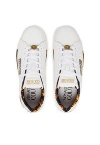 Versace Jeans Couture Sneakersy 79VA3SKL Biały. Kolor: biały. Materiał: skóra #5