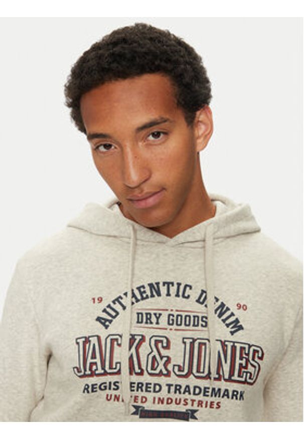 Jack & Jones Komplet 2 bluz Logo 12267834 Kolorowy Standard Fit. Materiał: syntetyk, bawełna. Wzór: kolorowy