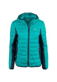 ZUMBA WEAR - Kurtka Damska Athl DPT Salome Turkusowa - Sportowa i Oddychająca. Kolor: niebieski. Materiał: poliamid. Sport: taniec, joga i pilates