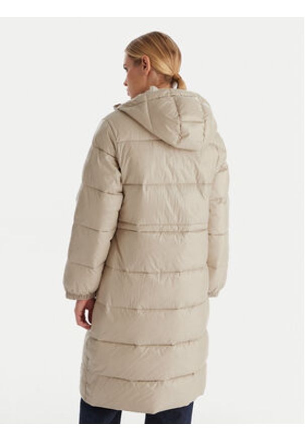 Calvin Klein Jeans Kurtka zimowa LV047D506G Beżowy Relaxed Fit. Kolor: beżowy. Materiał: syntetyk. Sezon: zima