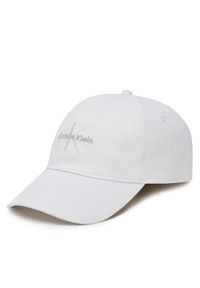 Czapka z daszkiem Calvin Klein Jeans. Kolor: biały
